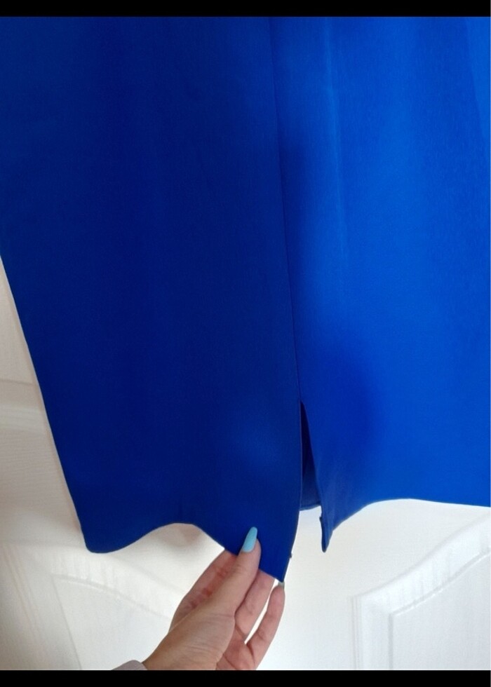 lacivert abiye - Görsel 4