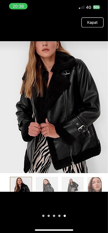 Stradivarius biker ceket