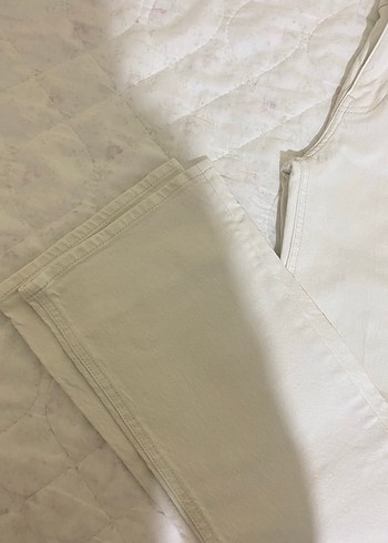 xs Beden Mavi beyaz kot jean xs 26/28 flare
