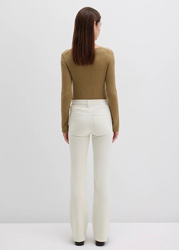 Mavi Jeans Mavi beyaz kot jean xs 26/28 flare