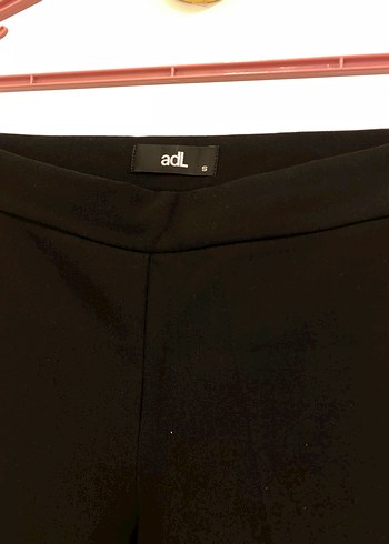 Düğmeli Siyah Kadın Kumaş Pantolon - Görsel 3