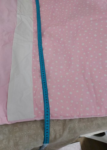 Pembe bebek elyaf yorgan - Görsel 4