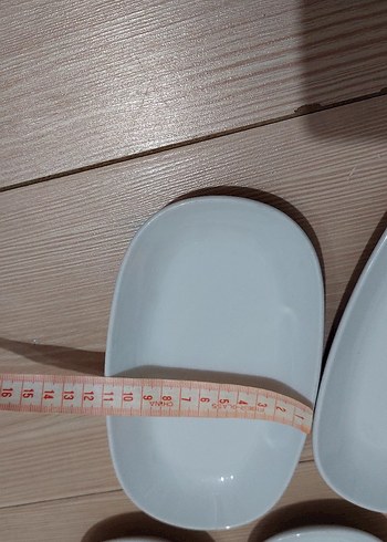 4 adet küçük boy porselen tabak - Görsel 5
