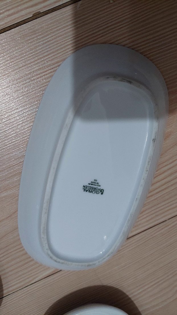 4 adet küçük boy porselen tabak - Görsel 3