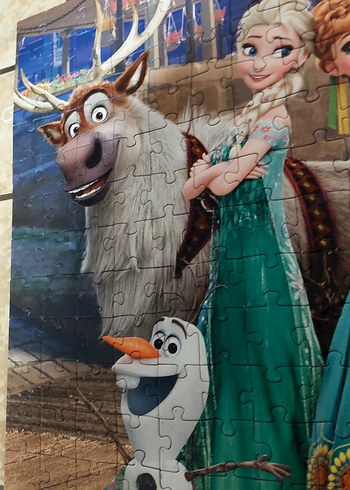 Disney Frozen 200 Parça Çocuk Puzzle - Görsel 5