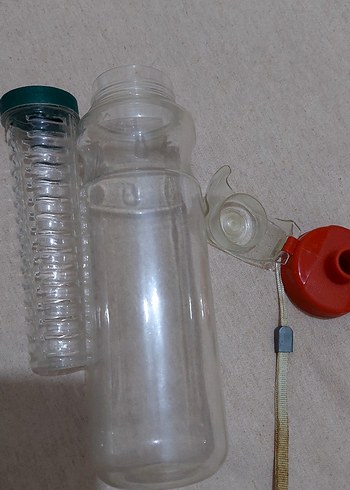 Kilitli Kapaklı Kırmızı Detoks Şişesi - Görsel 5