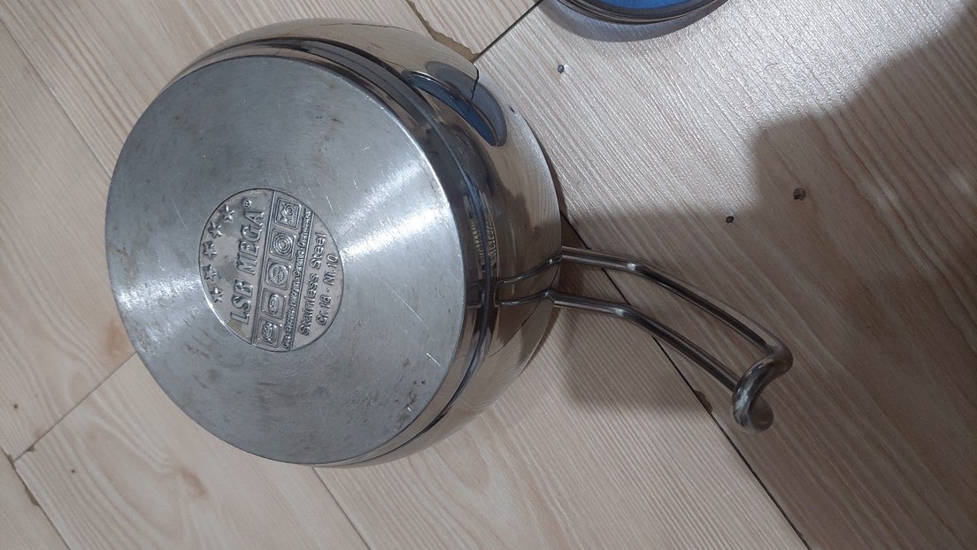 Parlak Mavi Kapaklı Çelik Çaydanlık 1,75 lt tek çaydanlık - Görsel 5