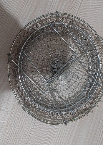 22 ve 18 cm çelik tel süzgeç - Görsel 9