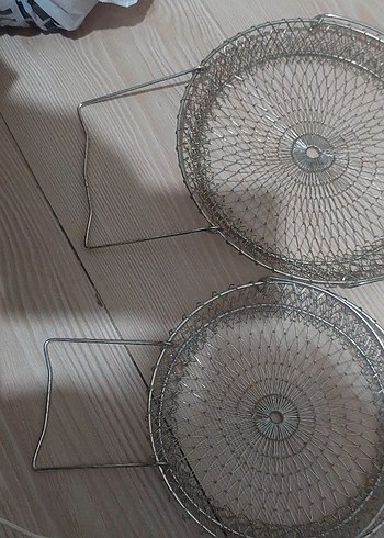 22 ve 18 cm çelik tel süzgeç - Görsel 8