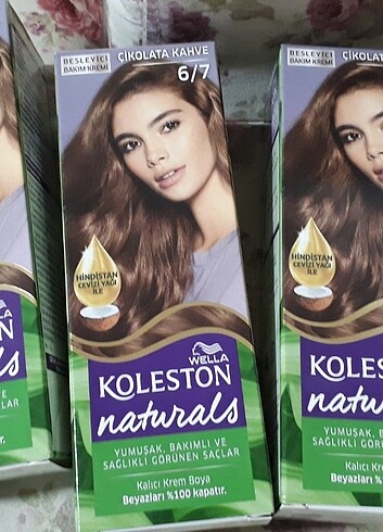 Vella koleston natural sac boyası 3 adet