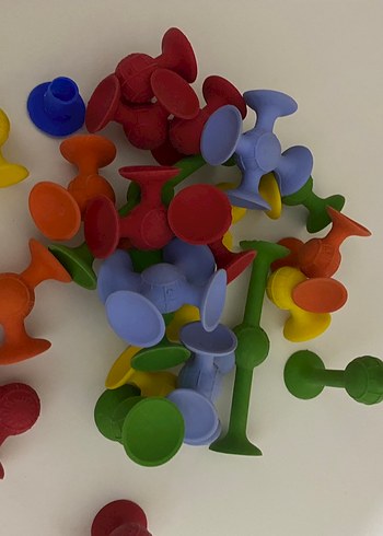 Renkli Plastik vantuz oyuncak - Görsel 2