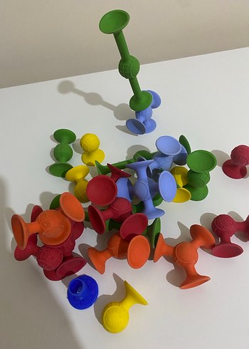 Renkli Plastik vantuz oyuncak - Görsel 4