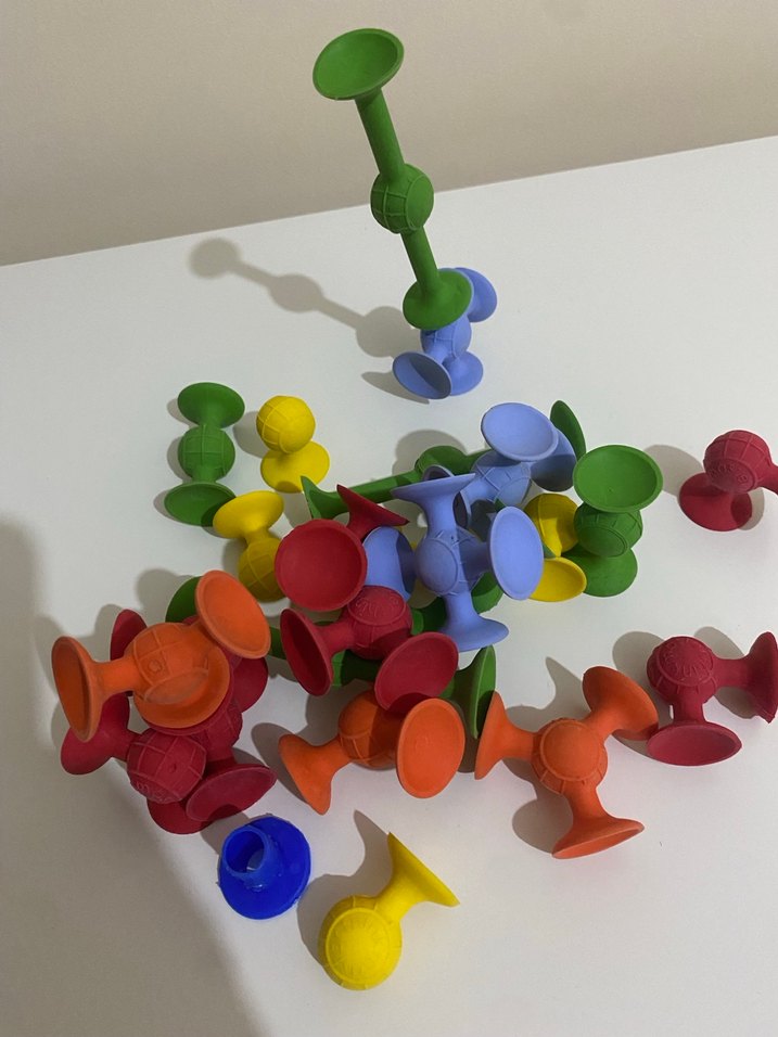 Renkli Plastik vantuz oyuncak - Görsel 4