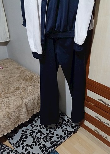 erkek Mavi Kemerli Midi Eşofman Takımı - Görsel 6