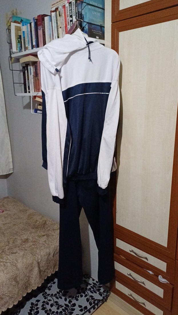 erkek Mavi Kemerli Midi Eşofman Takımı - Görsel 4