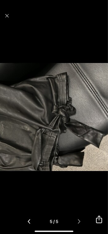 Calzedonia deri pantolon - Görsel 5