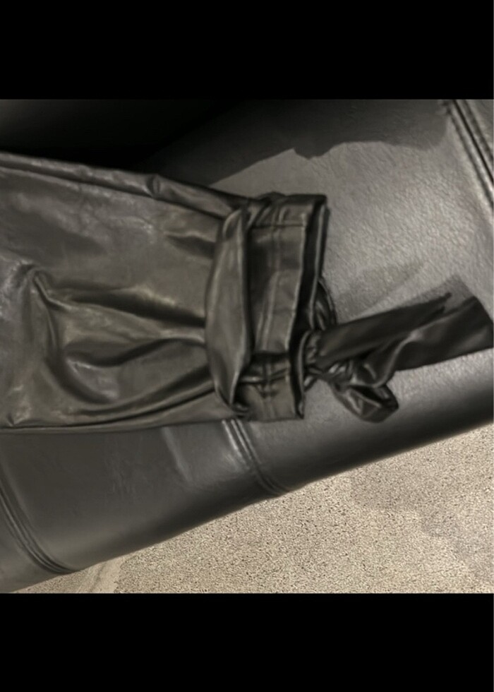 Calzedonia deri pantolon - Görsel 4