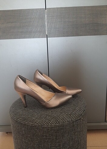 40 Beden Füme stiletto ayakkabı
