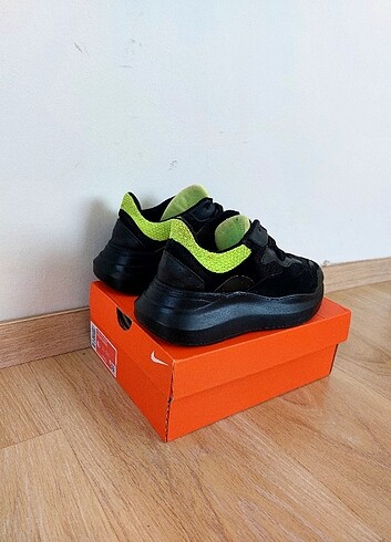38 Beden siyah Renk Platformlu sneakers