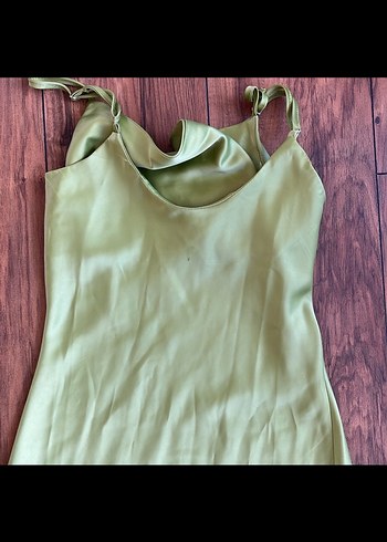 Saten elbise - Görsel 5