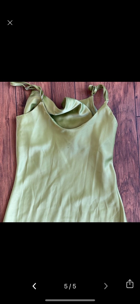 Saten elbise - Görsel 5