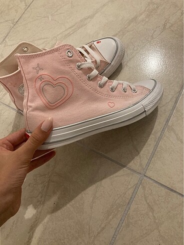 Converse Orijinal pembe converce