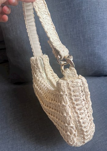Beden sarı Renk H&M Hm Hasır Çanta