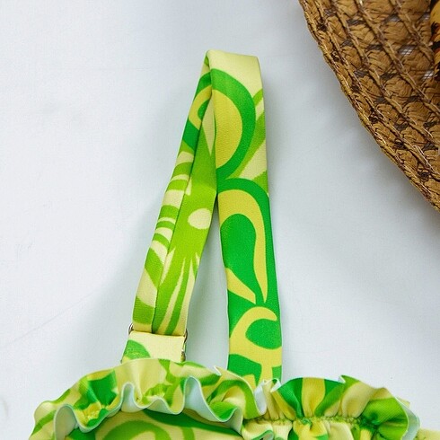 s Beden yeşil Renk Bikini Set