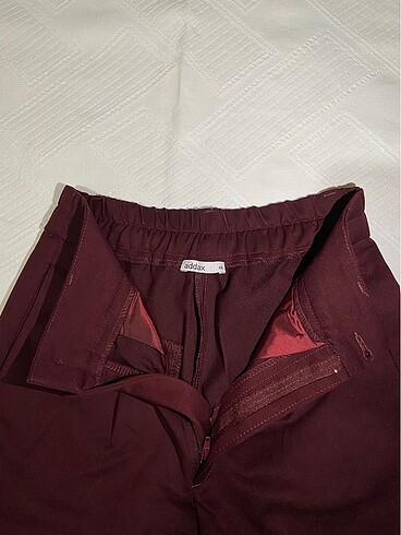 xs Beden bordo Renk kumaş pantolon