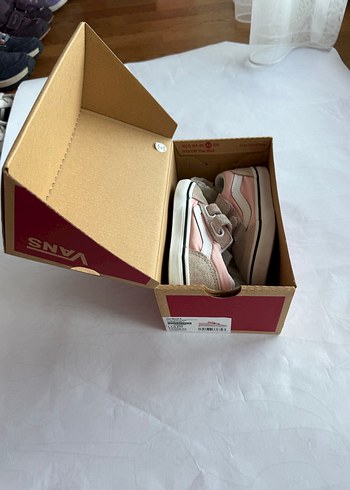 Vans Kız Çocuk Pembe Cırt Cırtlı Spor Ayakkabı 24 numara - Görsel 5