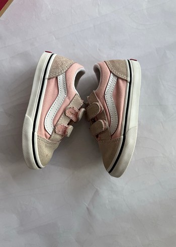 Vans Kız Çocuk Pembe Cırt Cırtlı Spor Ayakkabı 24 numara - Görsel 3
