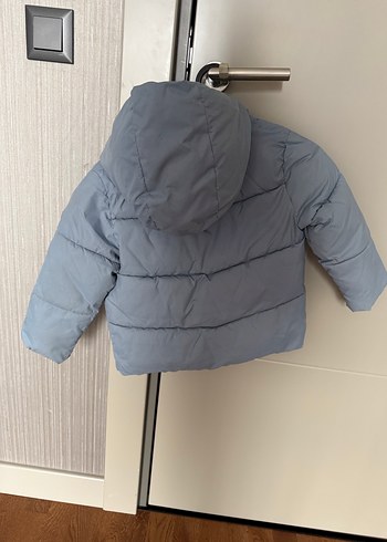 Mango mavi Çocuk Kapüşonlu Mont 4-5 yaş - Görsel 6