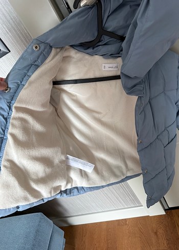 Mango mavi Çocuk Kapüşonlu Mont 4-5 yaş - Görsel 4