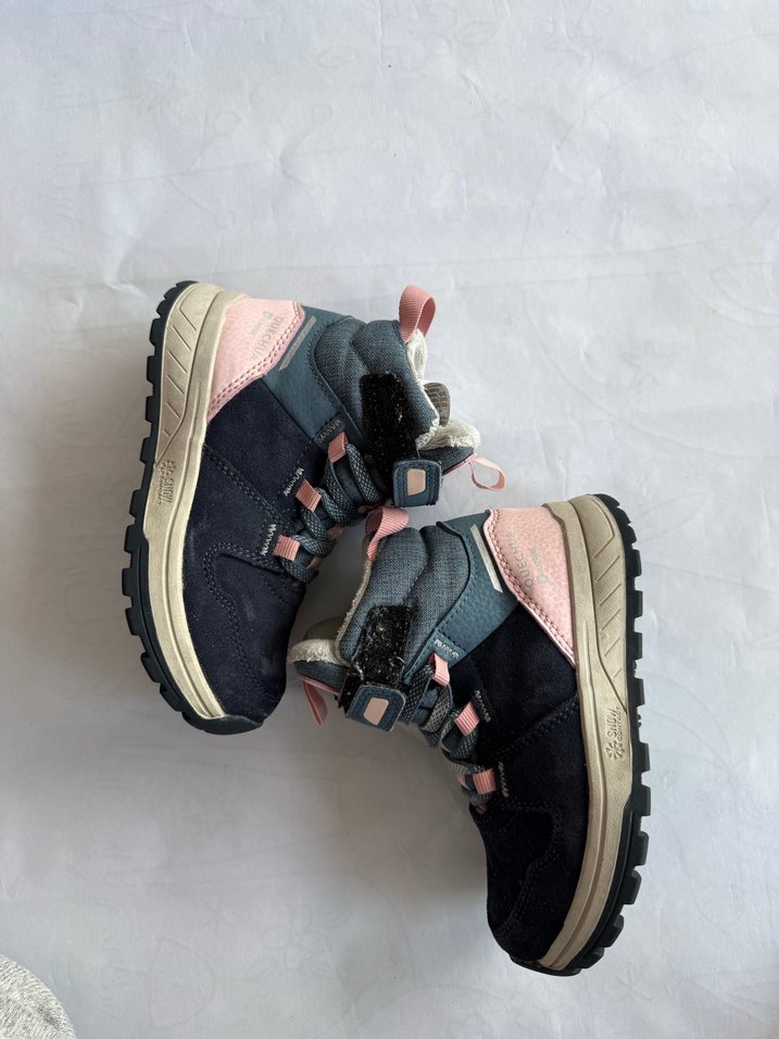 Decathlon quechua Kız Çocuk Mavi pembe  Botlar 27 numara - Görsel 3