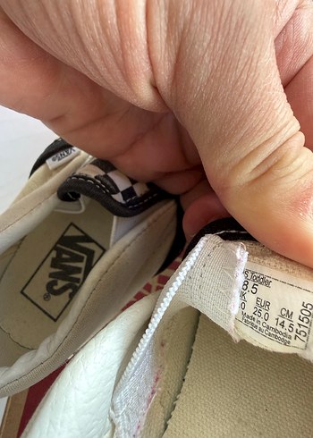 Vans Ekose Desenli Çocuk Spor Ayakkabı 25 numara - Görsel 7