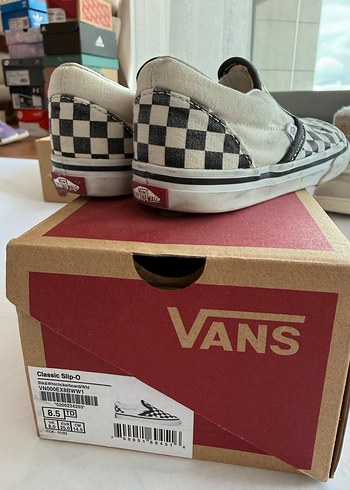 Vans Ekose Desenli Çocuk Spor Ayakkabı 25 numara - Görsel 6