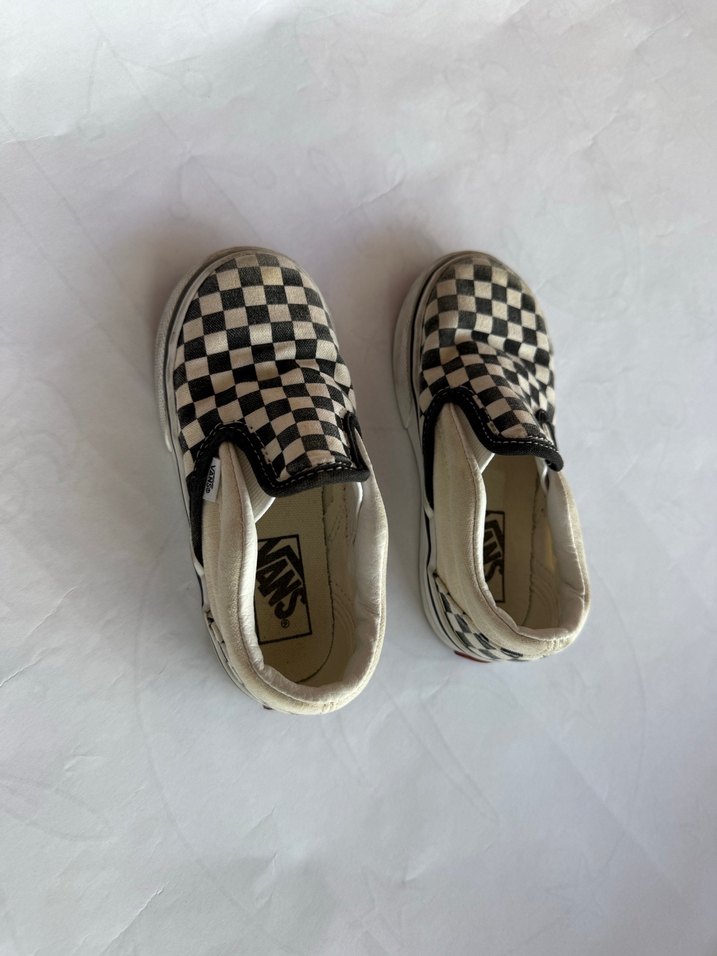 Vans Ekose Desenli Çocuk Spor Ayakkabı 25 numara - Görsel 2