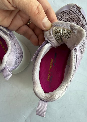 Skechers Kız Çocuk Mor Cırt Cırtlı Spor Ayakkabı 24 numara - Görsel 5