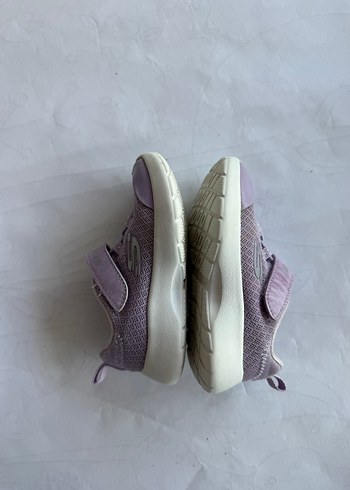 Skechers Kız Çocuk Mor Cırt Cırtlı Spor Ayakkabı 24 numara - Görsel 3