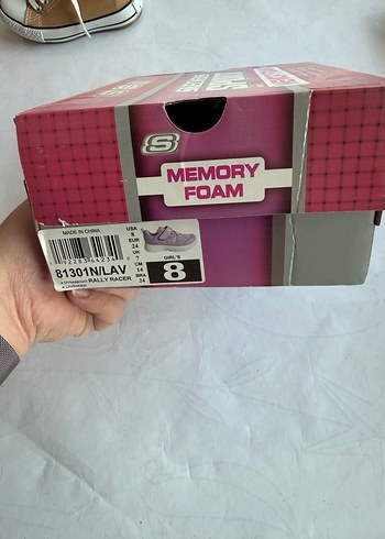 Skechers Kız Çocuk Mor Cırt Cırtlı Spor Ayakkabı 24 numara - Görsel 6