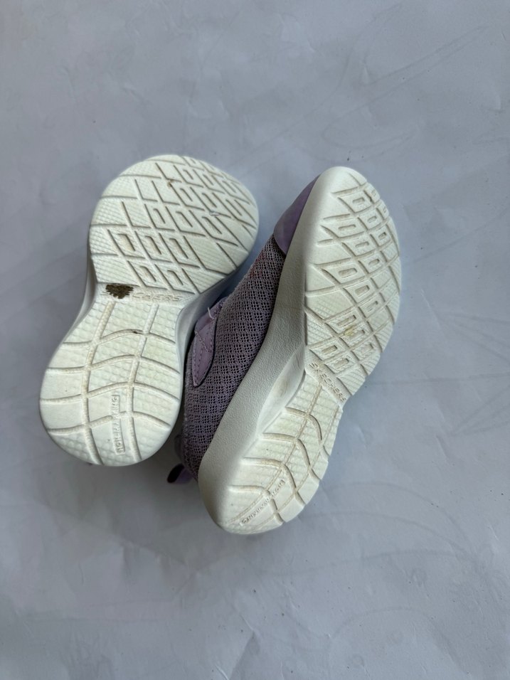 Skechers Kız Çocuk Mor Cırt Cırtlı Spor Ayakkabı 24 numara - Görsel 4