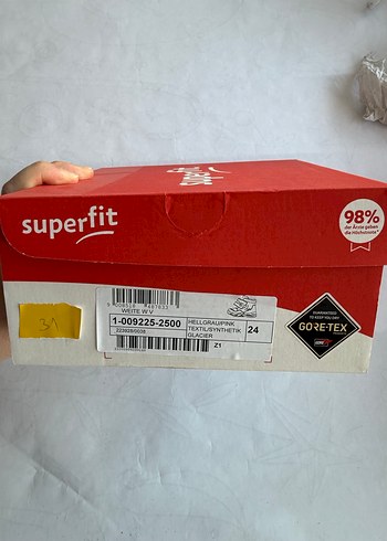 Kız Çocuk Gri Superfit Cırtlı Bot 24 numara - Görsel 4