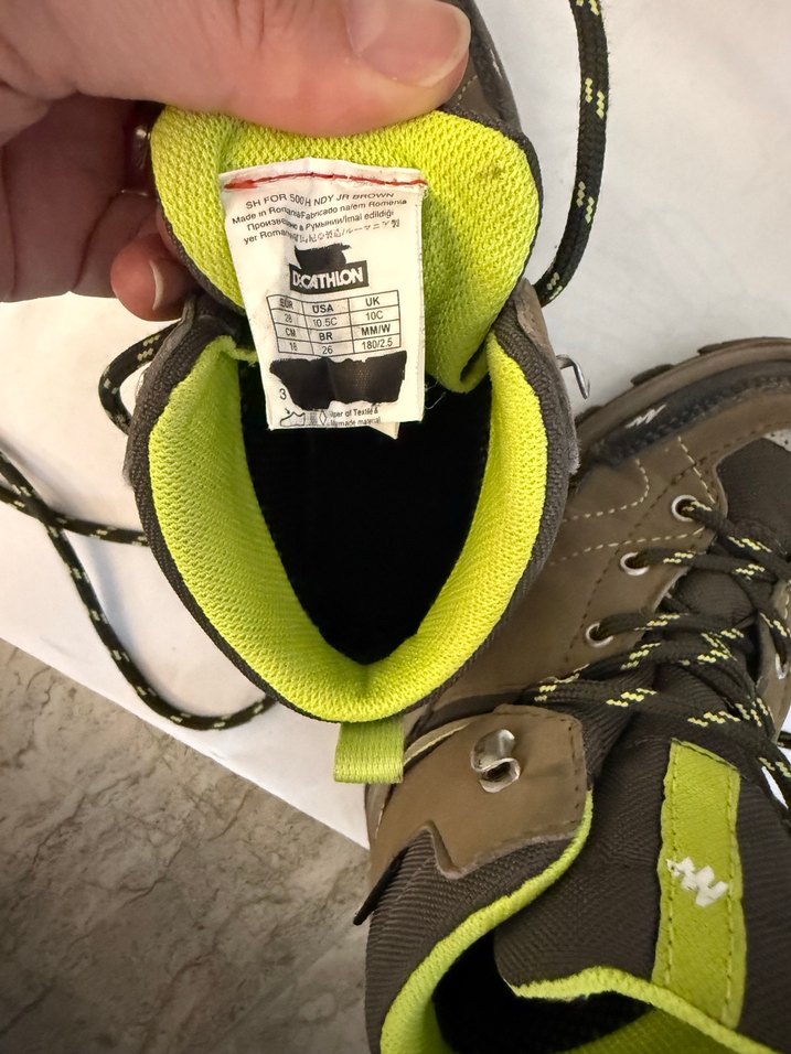 Quechua Kahverengi Erkek Çocuk Botu Velcro Bağcıklı - Görsel 4