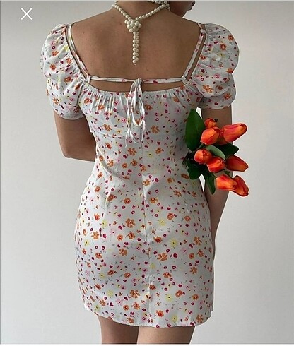 Trendyol & Milla Çiçek desen elbise