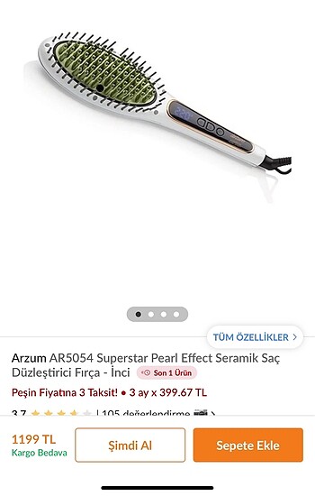 Arzum Saç Düzleştirici - Görsel 5