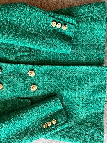 m Beden yeşil Renk Blazer ceket