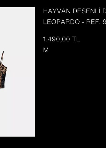 Zara Hayvan Desenli Dantelli Top Leopar - Görsel 4