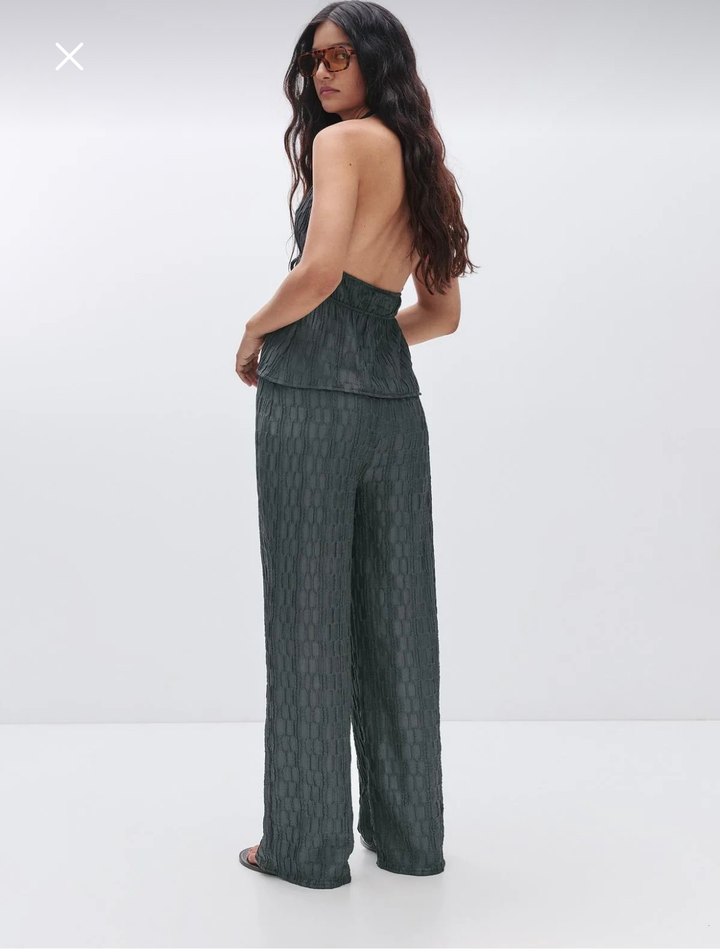 Pull and Bear Halter Dokulu Takım - Görsel 2