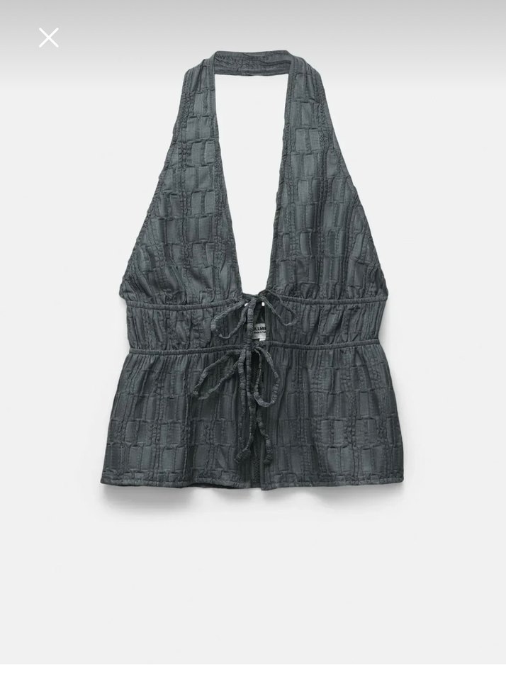 Pull and Bear Halter Dokulu Takım - Görsel 3