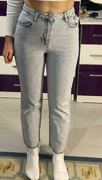 s Beden mavi Renk Trenyolmilla jean